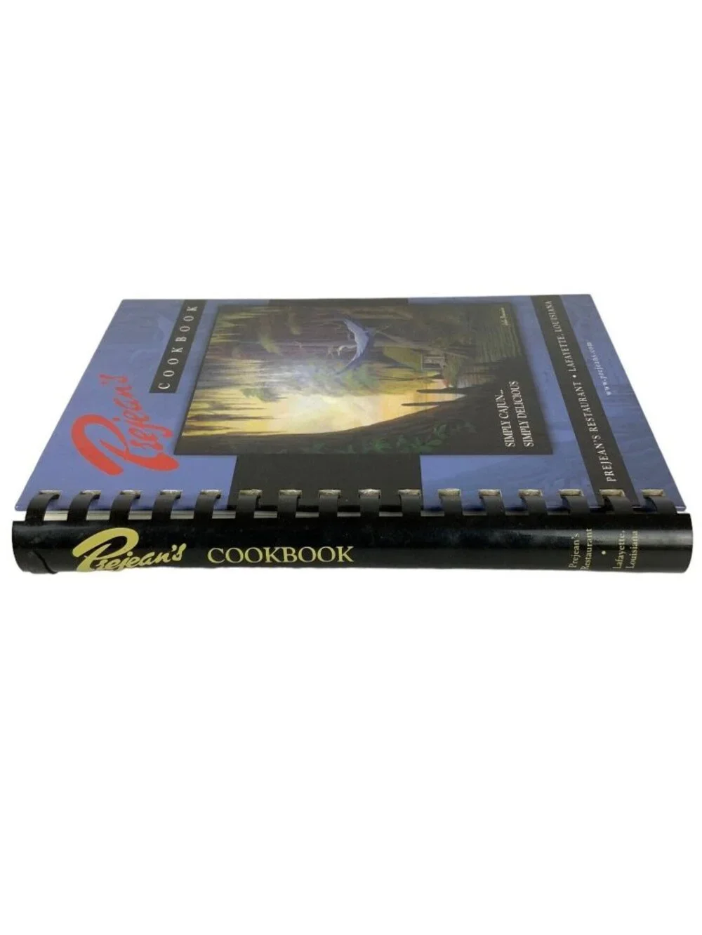 Prejeans Cookbook Simply Cajun Simply Delicious 2004 First Printing Spiral Bound